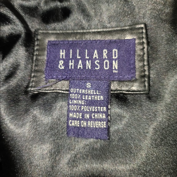 Hilliard & Hanson Leather Jacket. - Picture 4 of 4